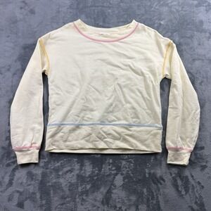 Dance and Marvel Top White Crewneck Womens Colorful Top RN 143187